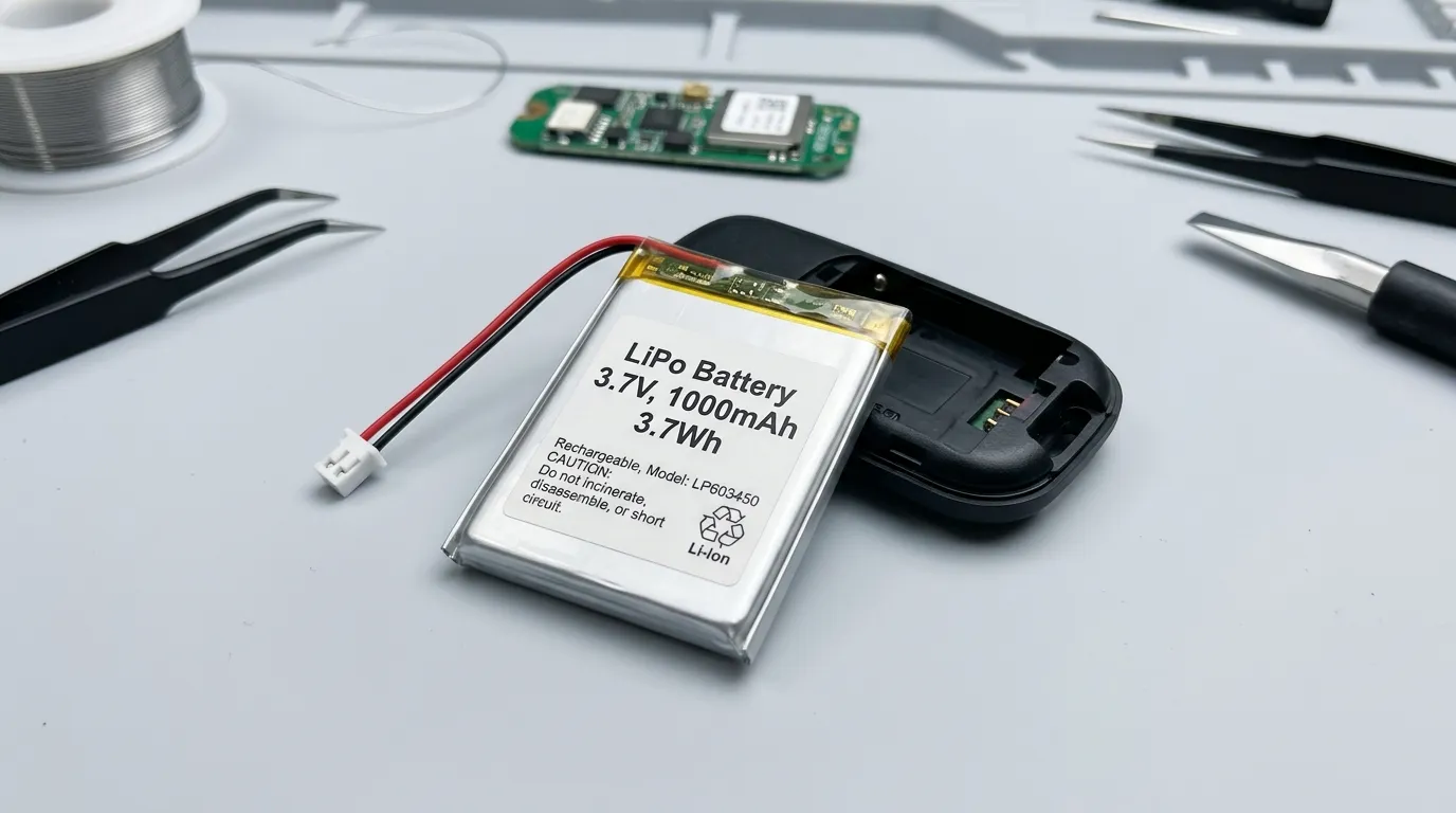 GPSトラッカー用のLiPoバッテリー