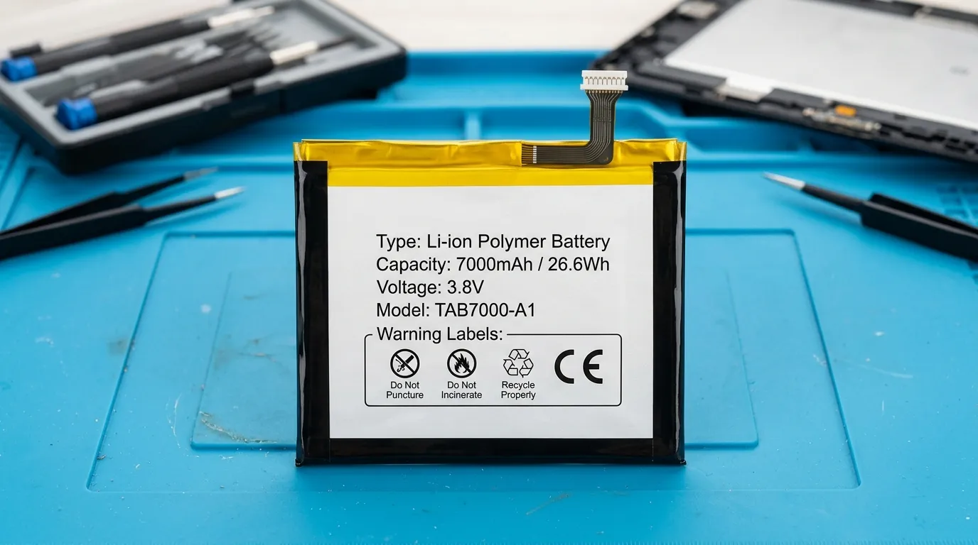 タブレットPC用のLiPoバッテリー