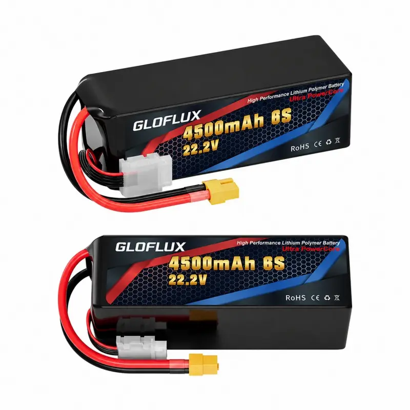 4S 6S 14.8V 22.2V 60C 100C LiPoバッテリー(FPV RCドローンおよび航空機用)