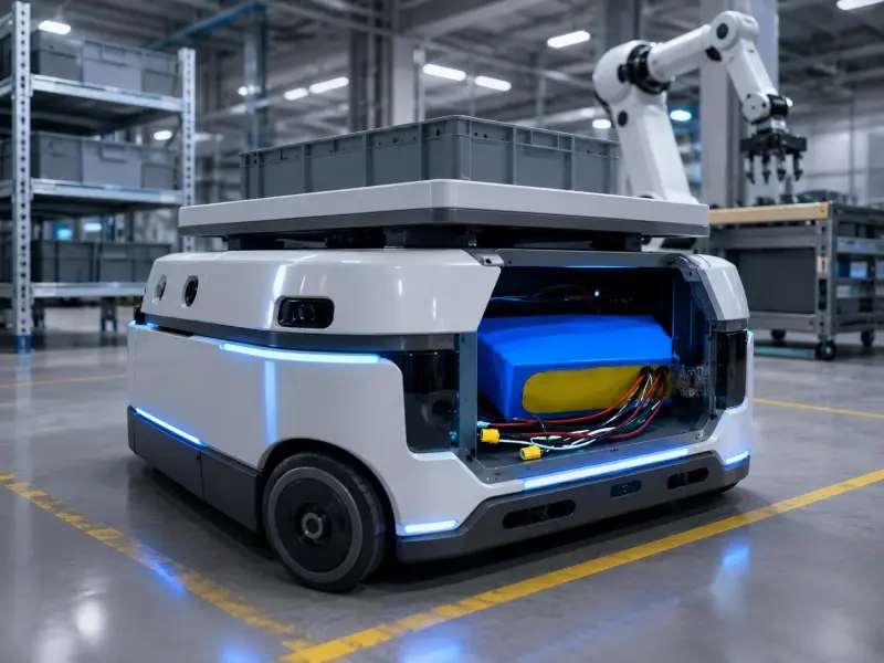 産業用オートメーション機器用のワイヤレス充電ロボットバッテリーパック