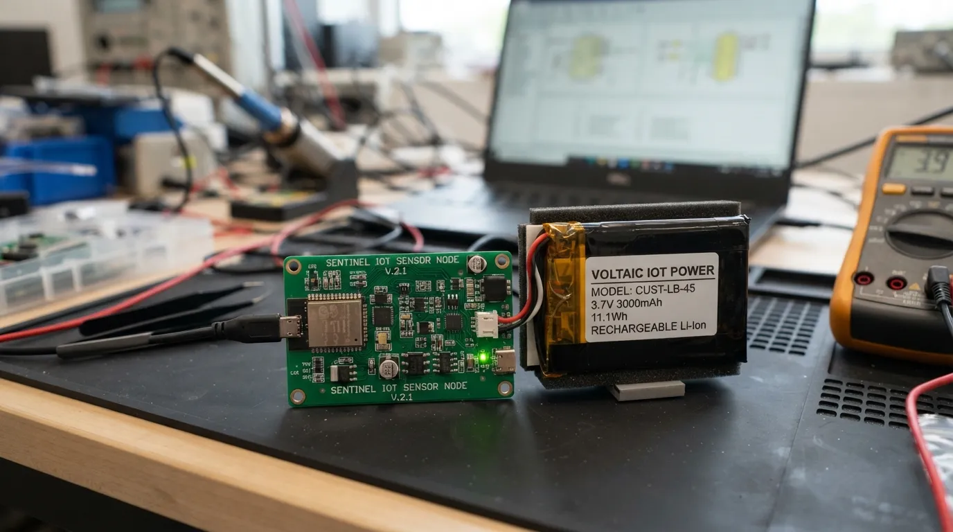 IoTハードウェア向けカスタムバッテリー